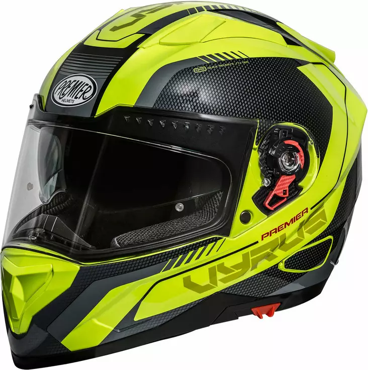 Moottoripyöräkypärä Premier Vyrus MP Fluo - Umpikypärät - 647-21031-0 - 1