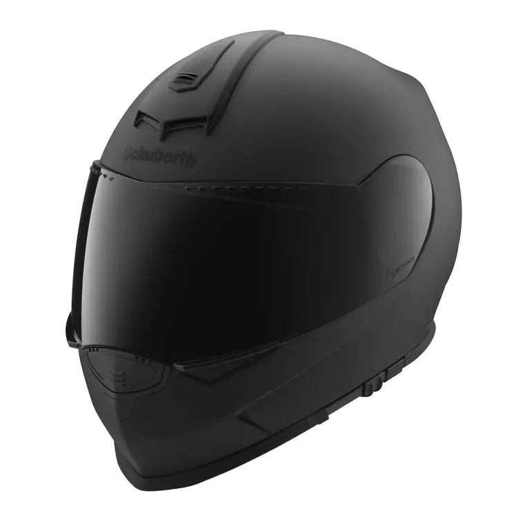 Moottoripyöräkypärä Schuberth S2, mattamusta - Umpikypärät - 51-1223-0 - 1