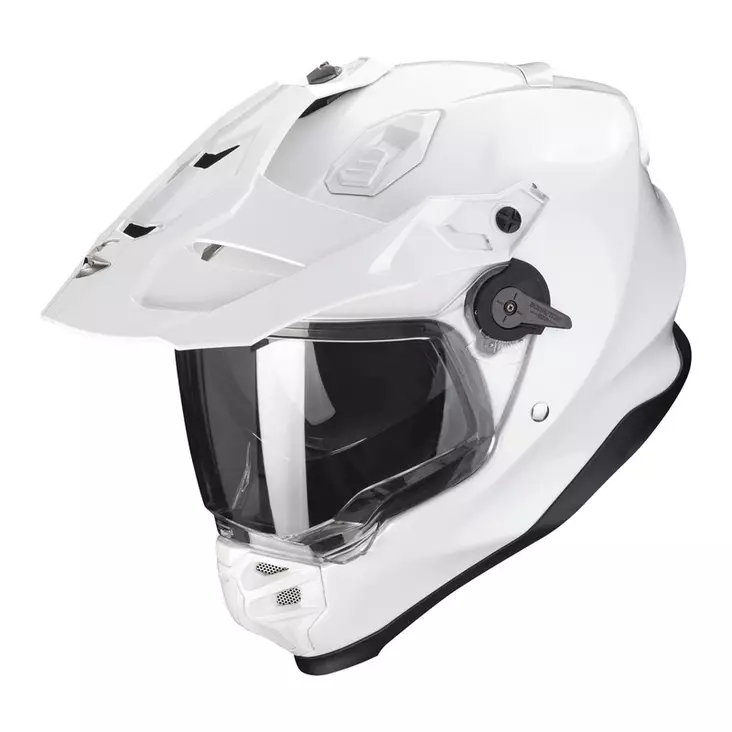 Moottoripyöräkypärä Scorpion ADF-9000 Evo AIR Solid valkoinen - Avattavat- ja avokypärät - 649-2358-0 - 1