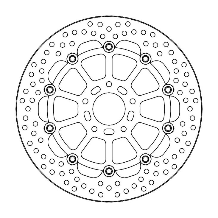 Moto-Master Halo Jarrulevy eteen KTM: 790 Duke - Moottoripyörän jarrulevyt - 235-112320 - 1