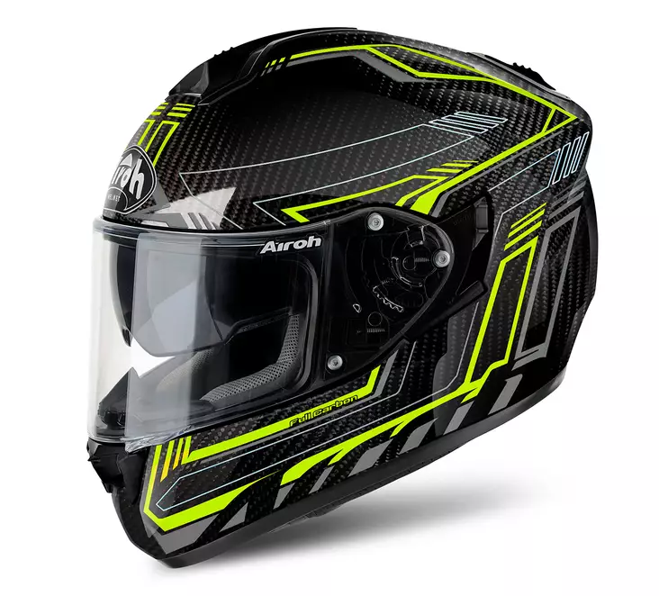 MP-Kypärä Airoh ST 701 Safety Full Carbon, keltainen - Umpikypärät - 57-7083-0 - 1
