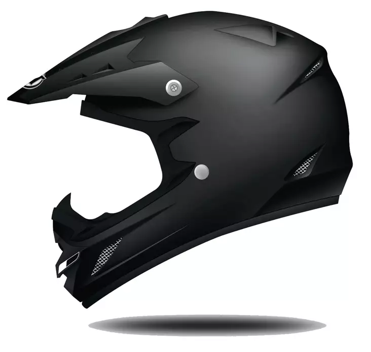 MT MX2, lasten MX kypärä, mattamusta - Lasten crossikypärät - 103000030 - 1