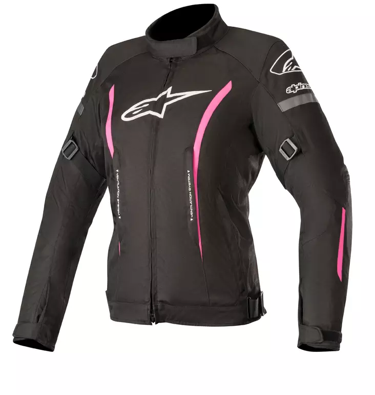 Naisten ajotakki Alpinestars Gunner v2, musta/pinkki, vedenpitävä - MP Ajotakit - D251730 - 1
