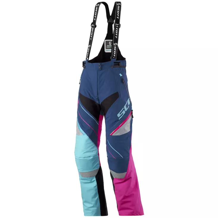 Naisten kelkkahousut Scott Comp Pro Shell, sininen/pinkki - Kelkkahousut - 623-7028-0 - 1
