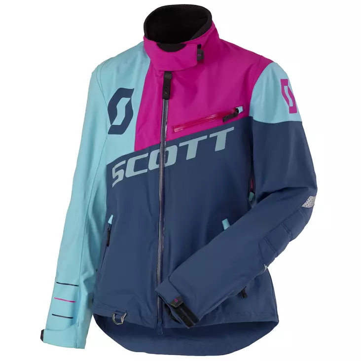 Naisten kelkkatakki Scott Comp Pro Shell, sininen/pinkki - Kelkkatakit - 623-7026-0 - 1