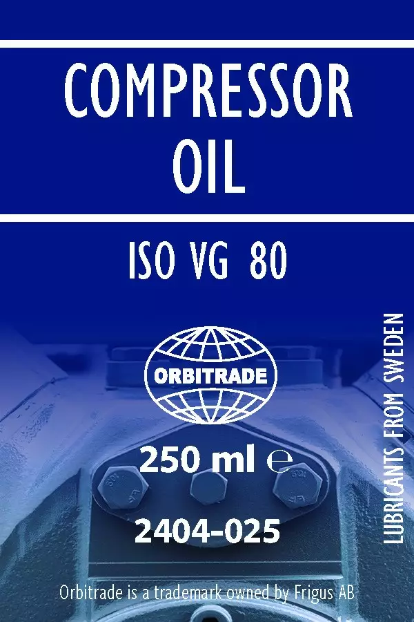 Orbitrade, Compressor oil ISO VG 80 250ml - Marineöljyt - 117-6-2404-020 - 1