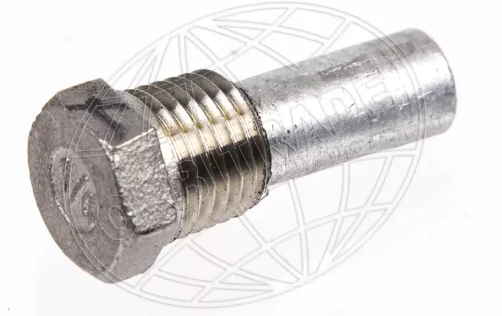 Orbitrade, zink anode 1/4x19mm - Veneen sisäperämoottorin osat - 117-2-15300 - 1