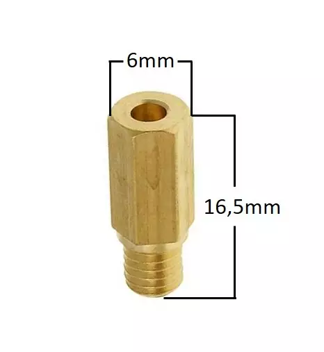 Pääsuutin, # 160 , Kuuskantti, Yhteensop - Mopon suuttimet - 302-0304-160 - 1