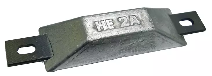 Perf metals anodi, 0.1 Kg Strap Anode - Veneen anodit - 126-1-105020 - 1