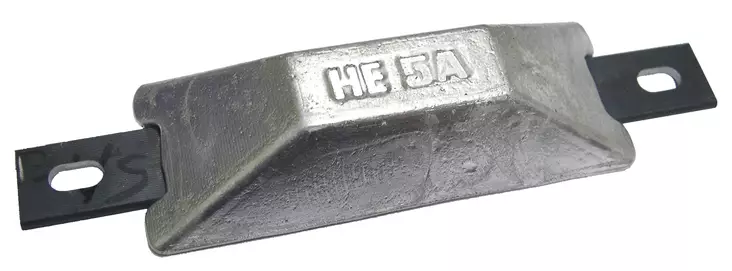 Perf metals anodi, 0.2 Kg Strap Anode - Veneen anodit - 126-1-105050 - 1