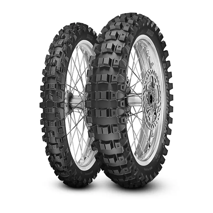 Pirelli Scorpion MX32 Mid Hard 110/90 - 19 NHS 62M Re. - Crossipyörän renkaat - 53-3842700 - 1