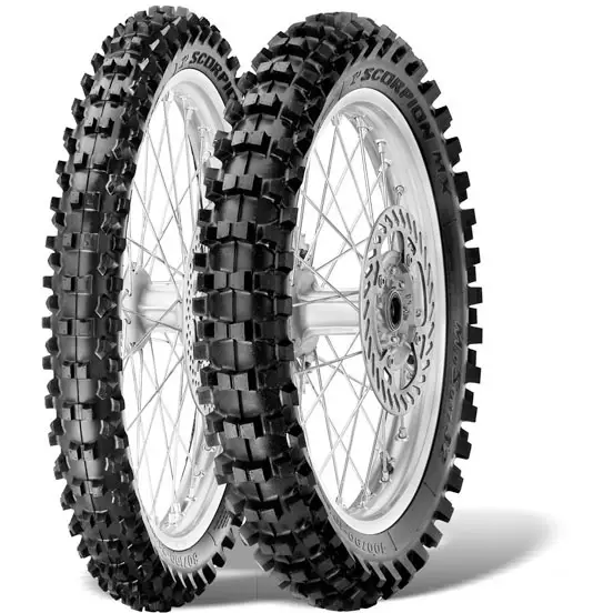 Pirelli Scorpion MX 32 Mid Soft 70/100-1 - Moottoripyörän Pirelli renkaat - 53-4024400 - 1