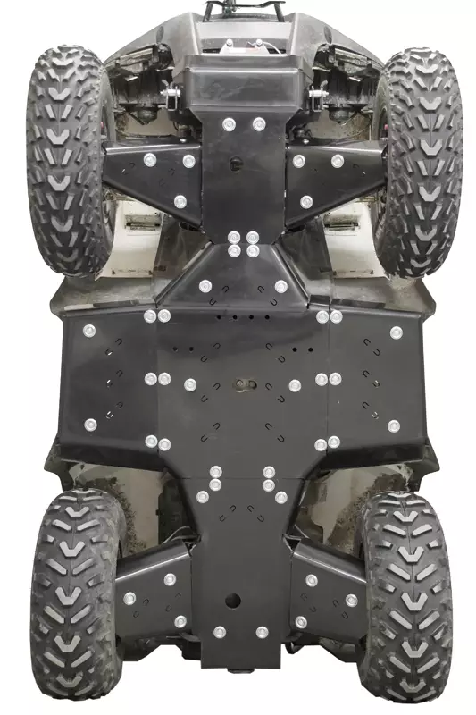 Pohjapanssarisarja Kymco MXU 700 -2019, muovi - Mönkijän muoviset pohjapanssarit - 0222100 - 1