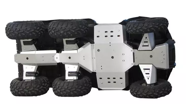 Polaris 800 BigBoss pohjapanssarisarja, alumiini - Mönkijän alumiiniset pohjapanssarit - 029600 - 1