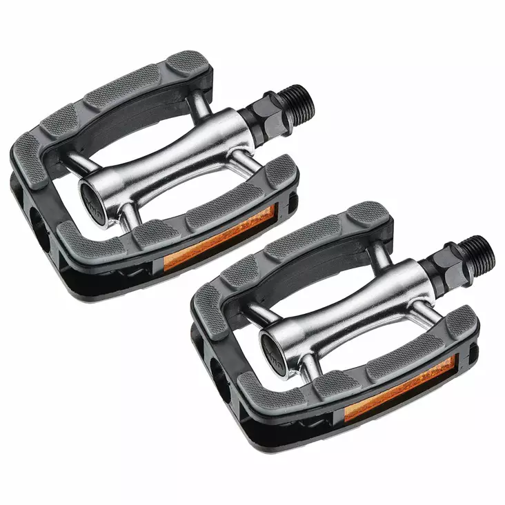 Poljin 9/16 union sp-823 hopea/harmaa - Polkupyörän vakiopolkimet - 356500 - 1