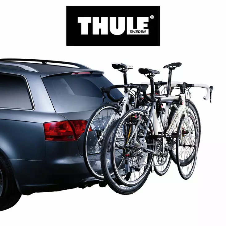 Polkupyörän kuljetusteline Thule HangOn 3, 3:lle pyörälle, peräkoukkuun - Polkupyörän kuljetustelineet - 972000 - 1