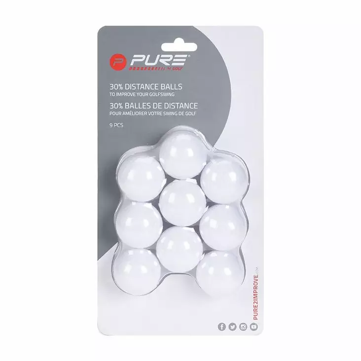 Pure Golf 30% Harjoituspallot 9kpl - Harjoitusmatot - GSP2I641080 - 1