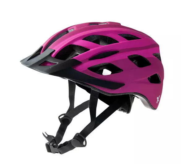 Pyöräilykypärä GTX City Lady, 52-59cm, matta pinkki, säätöpannalla - Pyöräilykypärät - 93120 - 1