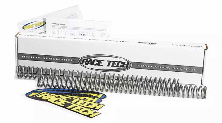 Race Tech Gaffelfjädrar F4547 50kg 45x472mm - Crossipyörän Iskunvaimentimen jouset - 46-56-4547-50 - 1