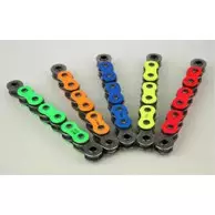 RK 420SB Ketju Keltainen +CL (Jousil.) - Mopon ketjut - 282-420527-140 - 1