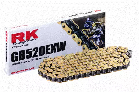 RK GB520EXW XW-rengasketju Atv/Offroad +CL (Jousil.) - Crossipyörän ketjut - 282-520201-100 - 1