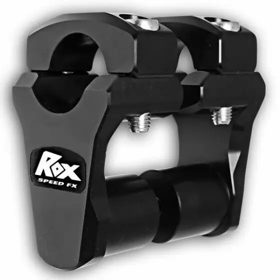 Rox Pivoting Riser 2" korotus x 28,6mm tappi x 28,6mm Ohjaustanko, Musta - Moottorikelkan korotuspalat - 885-0025-0 - 1