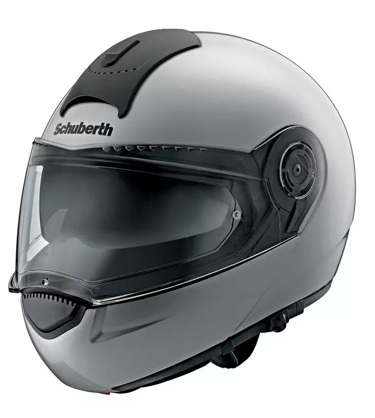 Schuberth C3 Basic avattava mp-kypärä, hopea - Avattavat- ja avokypärät - 51-1512-0 - 1