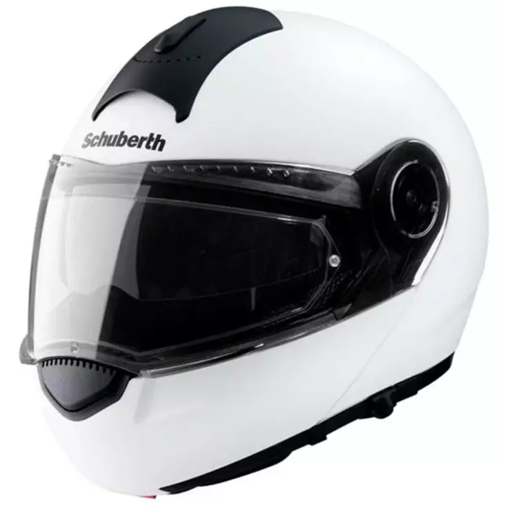Schuberth C3 Basic avattava mp-kypärä, valkoinen - Avattavat- ja avokypärät - 51-1513-0 - 1
