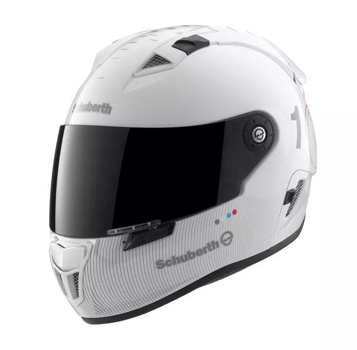Schuberth kypärä, SR1 techno-valkoinen - Umpikypärät - 51-1141-0 - 1