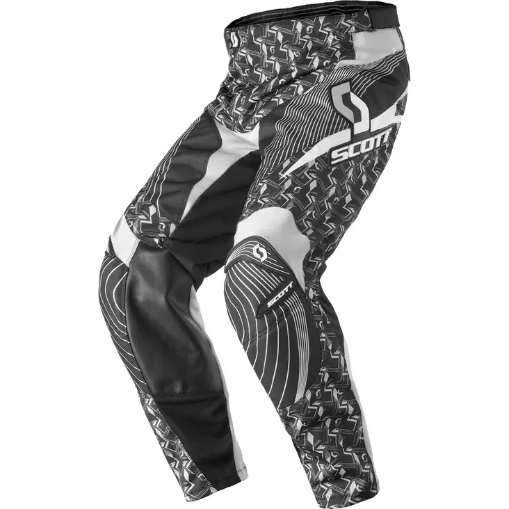 Scott ajohousu 250 Tech black/white - Crossihousut - 621-1231-30 - 1