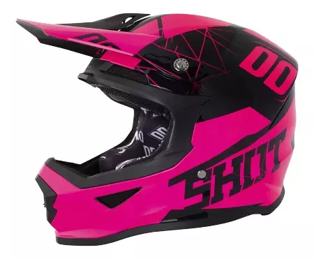 SHOT Kypärä Furious Spectre neon pinkki - Crossikypärät - 610-8009-0 - 2