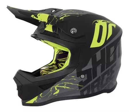 SHOT Kypärä Furious Venom harmaa neon kelt. - Crossikypärät - 610-8012-0 - 2