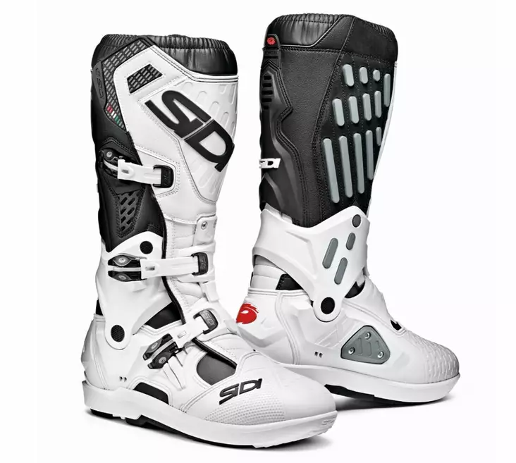 SIDI ATOJO SRS MUSTA VALKOINEN - Crossikengät - 655-2013-40 - 1