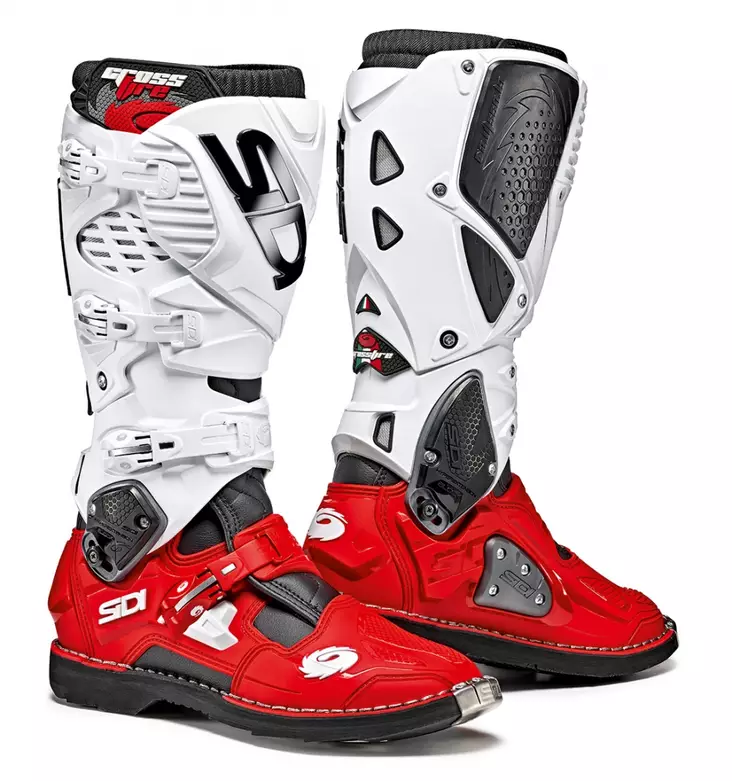 SIDI MX Boot STIVALI CROSSFIRE 3 Black/red/white - Crossikengät - 655-9001-40 - 1