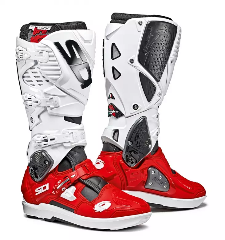 SIDI MX Boot STIVALI CROSSFIRE 3 SRS black/red/white - Crossikengät - 655-9007-40 - 1