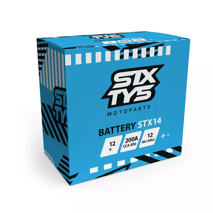 Sixty5 STX14 Geeli Akku - Sixty5 akut - 142-1030 - 1