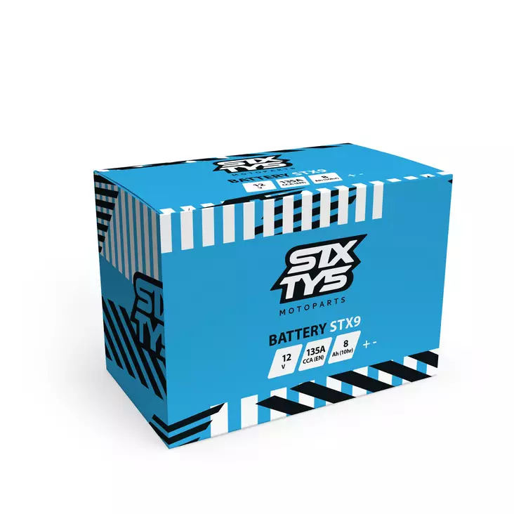 Sixty5 STX9 Geeli Akku - Sixty5 akut - 142-1020 - 1