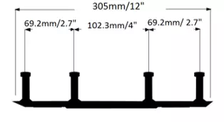 Sno-X Defender ohjausrautapari, Lynx - Moottorikelkan ohjausraudat - 881-0780 - 2