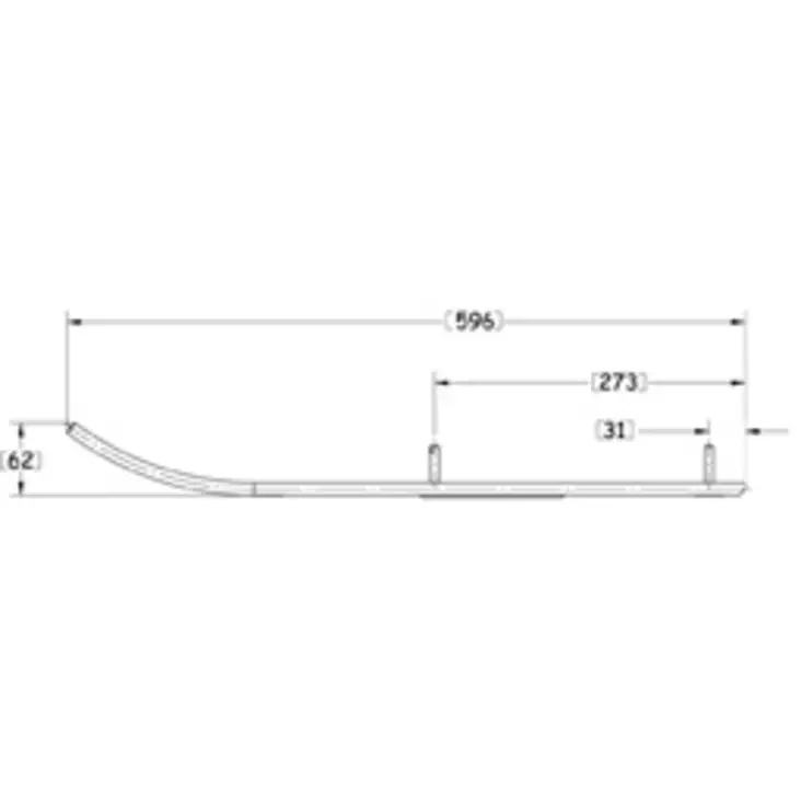 Sno-X Defender ohjausrautapari, Lynx/Ski-Doo - Moottorikelkan ohjausraudat - 881-0440 - 1