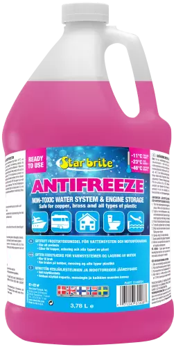 Star brite Anti Freeze -46 3,78 gal myrkytön pakkasneste punainen - Veneen huoltotuotteet - 136-31400 - 1
