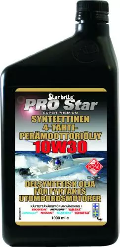 Star brite Moniaste 4-tahti 10W30 Perämoot.öljy synt. 3,78L - Veneen huoltotuotteet - 136-28100 - 0