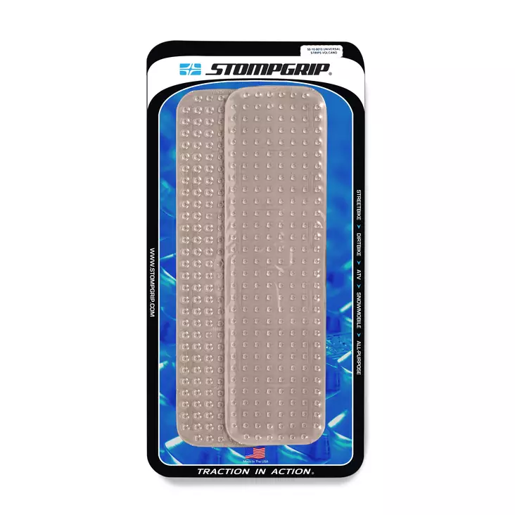 Stompgrip Universal Strips - Volcano : Clear - Moottoripyörän tankinsuojat - 296-5010-0010 - 2