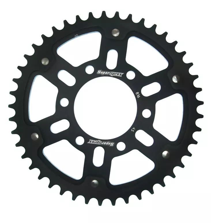 Supersprox Stealth Takaratas Musta - Moottoripyörän takarattaat - 272-816-RST-45-0 - 1