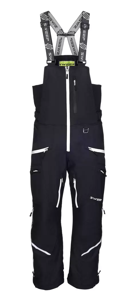 Sweep Recon naisten kelkkahousut, musta/valkoinen - Kelkkahousut - TTRECL-200 - 1