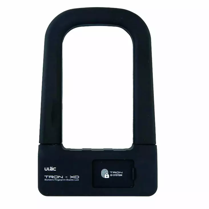 U-Lukko Uläc TRON - XD, sormenjälkitunnistus, 74 x 128 mm., musta - Polkupyörän lukot ja osat - 68100 - 1