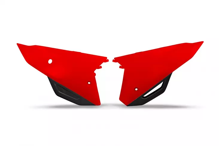 UFO Sivunumerokilvet CRF250R/RX 22-24 CRF450R/RX 21-24 Punainen - Crossipyörän ilmanohjaimet - 650-5606-070 - 1