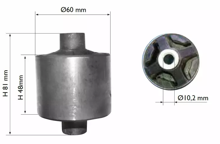 Vaihteiston kumityyny: LIGIER progress - Mopoauton moottorin osat - 309-131820 - 1