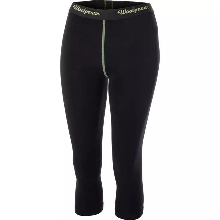 Woolpower 3/4 Long john naisten Merino alushousut musta - Alusasut ja kerrastot - 632-4331-0 - 1