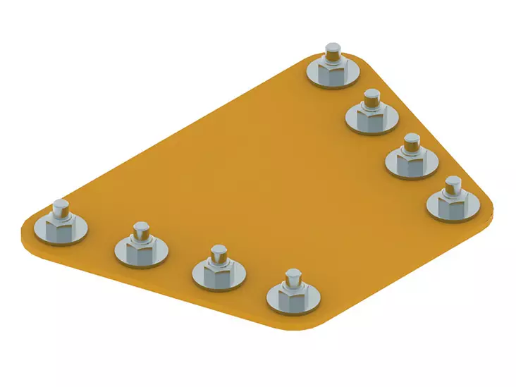 Yhdistinkumi( V-Plow G2 1500/1800 ) - Mönkijän puskulevyt - 343420 - 1