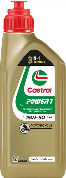 Castrol Power 1 4T 10W-40 (GPS) 1 L - 4-T Moottoriöljyt - 55-406-001 - 2